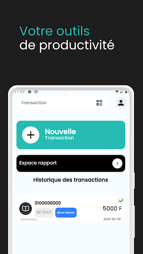 Android application Roney screenshort