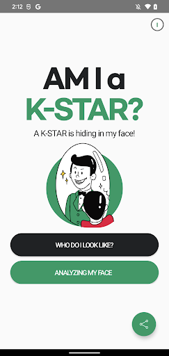 Android application AM I a K-STAR? Face, Gender screenshort