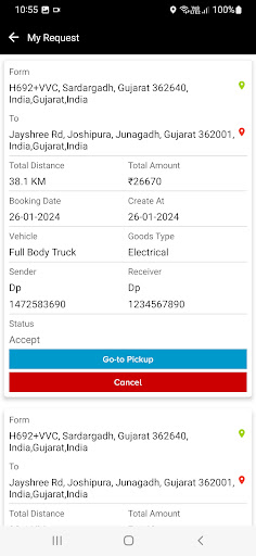 SQ Movers Driver Screen 3