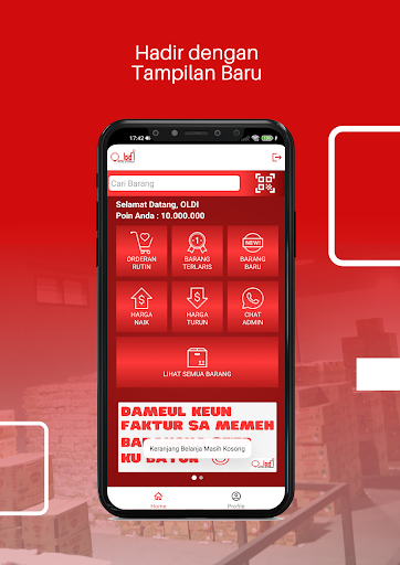 Android application OLDI Bandung screenshort