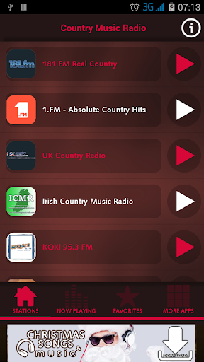 Country Music Radio Screenshot 1 - AppWisp.com