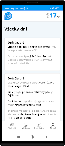 SmokeFree – Život bez dymu Screen 3