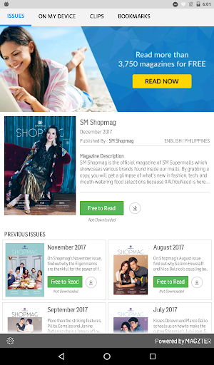 Screenshot of SM Shopmag