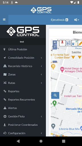 GPS Control Chile Screen 2