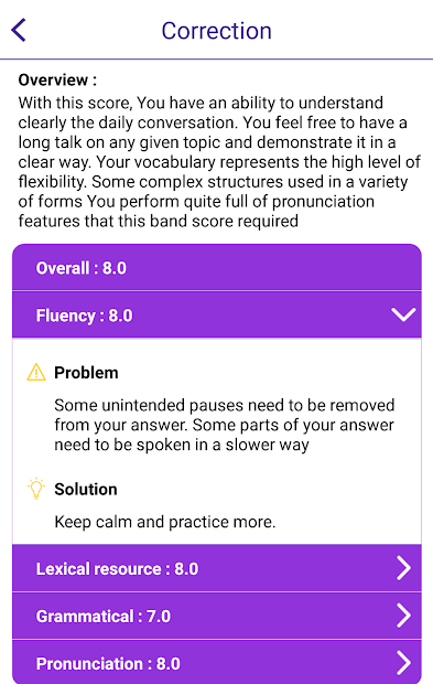 Screenshot 7 ICORRECT: Take IELTS Speaking Test Online android