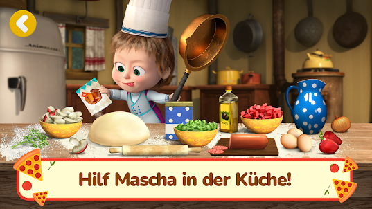 Mascha und der Bär: Pizzeria!