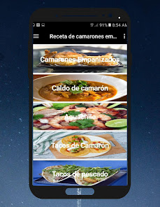 Screenshot 1 Receta de camarones empanizado android