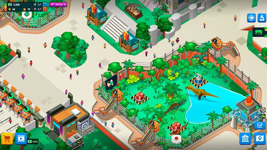 Idle Dinosaur Park Tycoon apkdebit screenshots 4