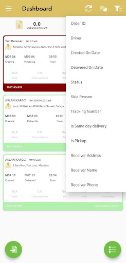 Aslan Cargo Merchant Screen 3