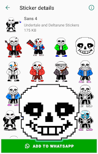 Sans Undertale and Deltarune Stickers for WhatsApp