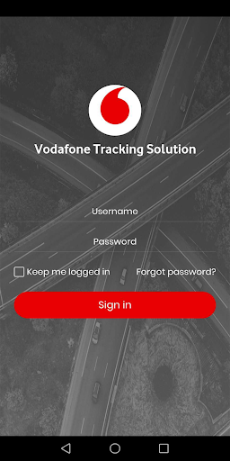Android application Vodafone Tracking Solution screenshort