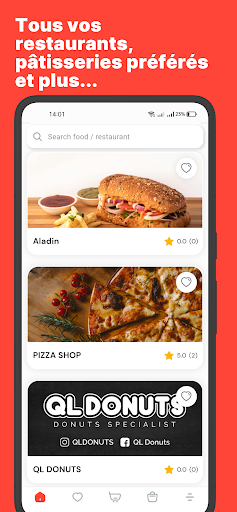 Android application Senan Express screenshort