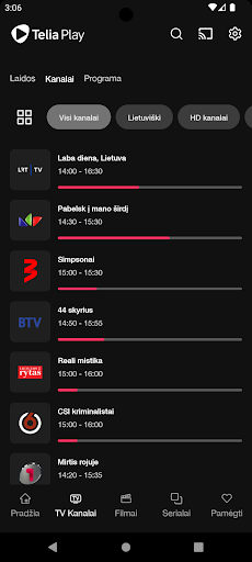 Telia Play LT Screen 2