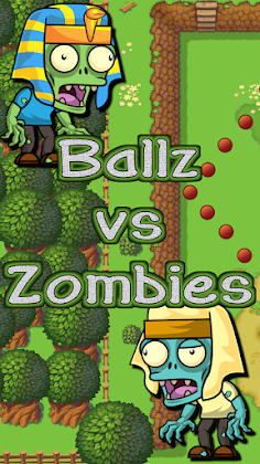 Ballz vs Zombies, zap a zombie - Screenshot 1