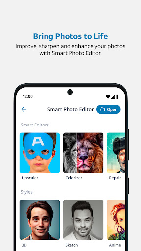 Screenshot of AT&T Personal Cloud