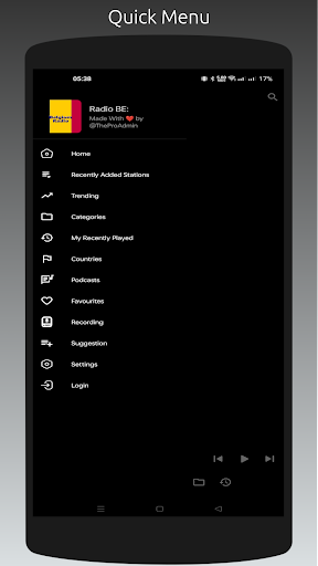 Android application Radio BE: All Belgium Stations screenshort