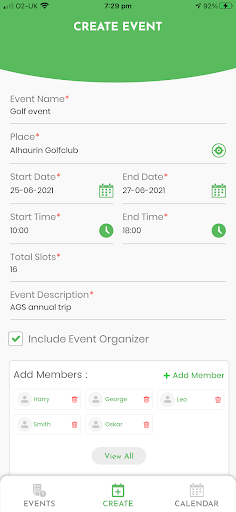 Android application HOOZIN? screenshort