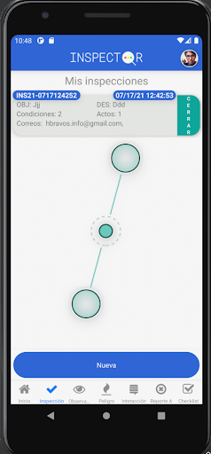 Android application Inspector WG - APP screenshort