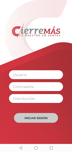 Android application CierreMÁS Móvil screenshort