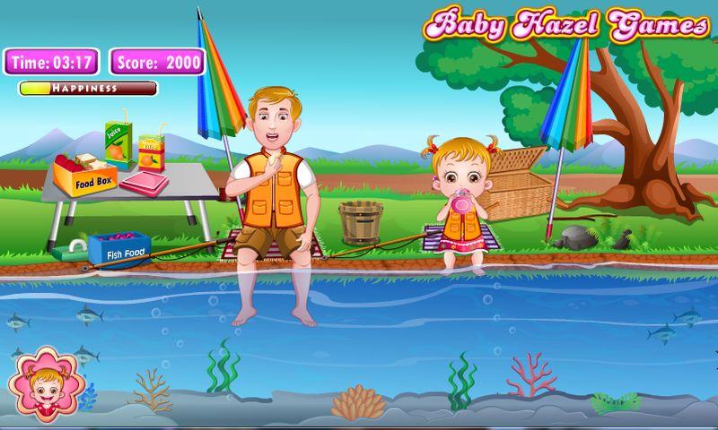 Android application Baby Hazel Fishing Time screenshort