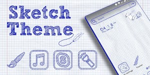 screenshot of Sketch Launcher Theme