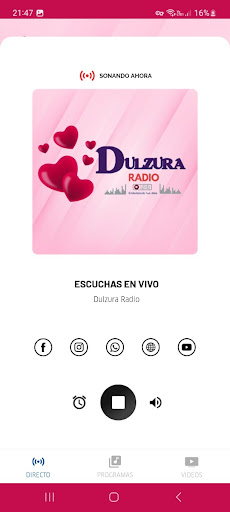 DULZURA RADIO HD Screen 3