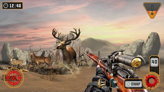 Wild Animal Shooting Gun Games