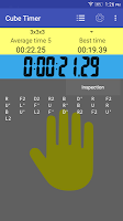 screenshot of Cube Timer