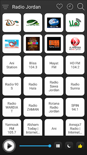 Android application Jordan Radio FM AM Music screenshort