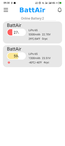 BattAir Screen 2