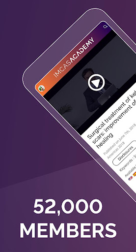 Android application IMCAS Academy screenshort