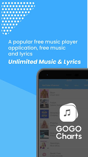 Android application GoGoCharts Music Player screenshort