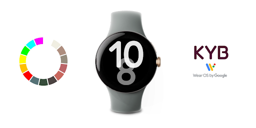 Android application Oversized Watch Face by KYB screenshort