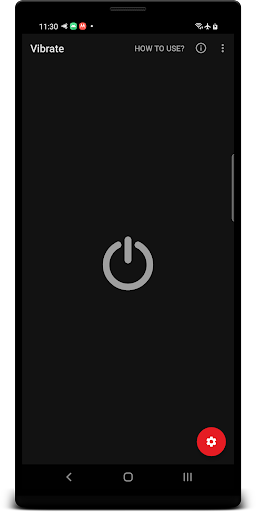 Vibrate App Screen 3