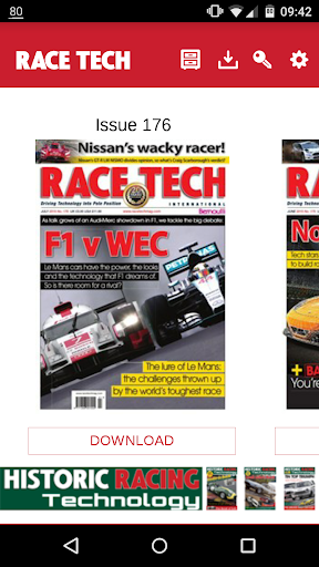 Android application Race Tech screenshort