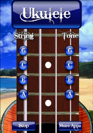 Android application Ukulele Tuner screenshort