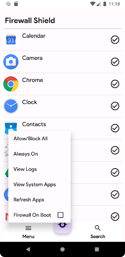 Firewall Shield Screen 2
