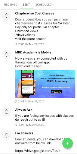 MRD Academy Screen 2
