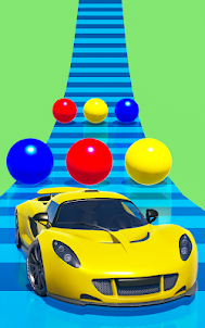 色の車ロードレース3D