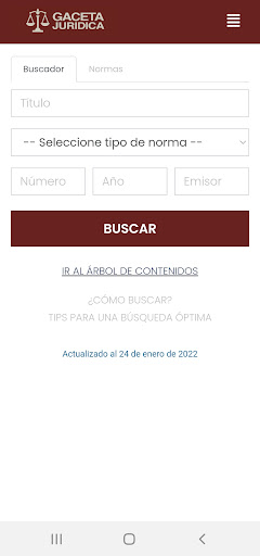 App Gaceta Juridica Screen 2