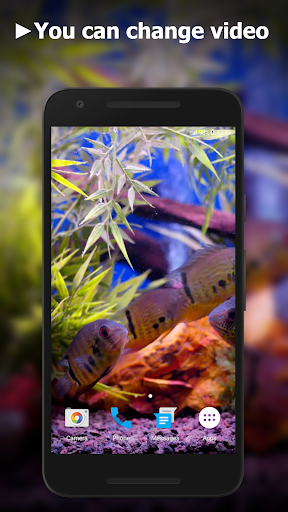 Aquarium Video Live Wallpaper Screen 2