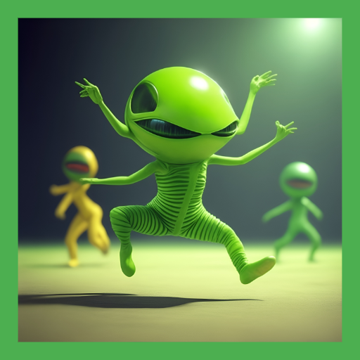 Funny Green Alien Dance - Google Play 앱