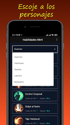 Habilidades Mir4 Screen 2