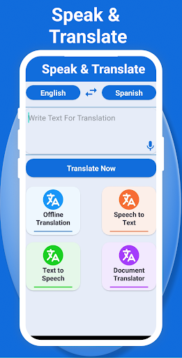 Speak and Translate Screen 2