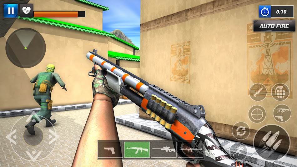 #7. FPS Shooting Game - Gun War (Android) Door: Play 10