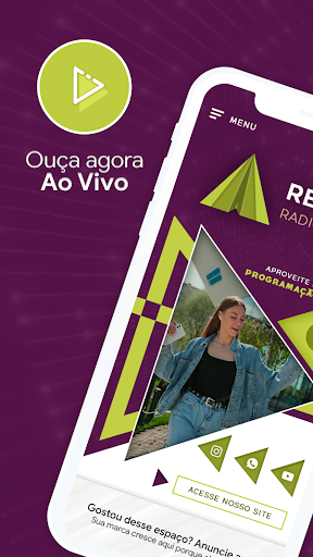 Android application RELUZ RÁDIO WEB screenshort
