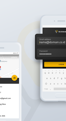 Android application StickVendor screenshort