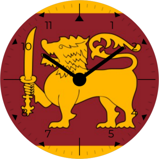 Android application Sri Lanka Analog Watch Face screenshort