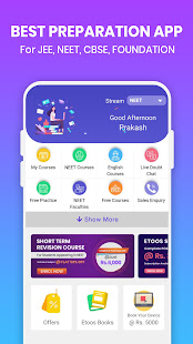 EtoosIndia: JEE, NEET Prep App android2mod screenshots 3