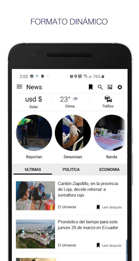 News Ecuador. Noticias y Perió Screen 2